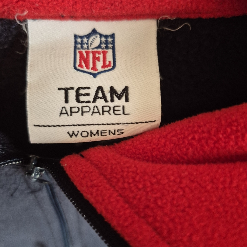 Buffalo Bills Womens S 1/4 Zip Fleece Pullover - Picture 2 of 2